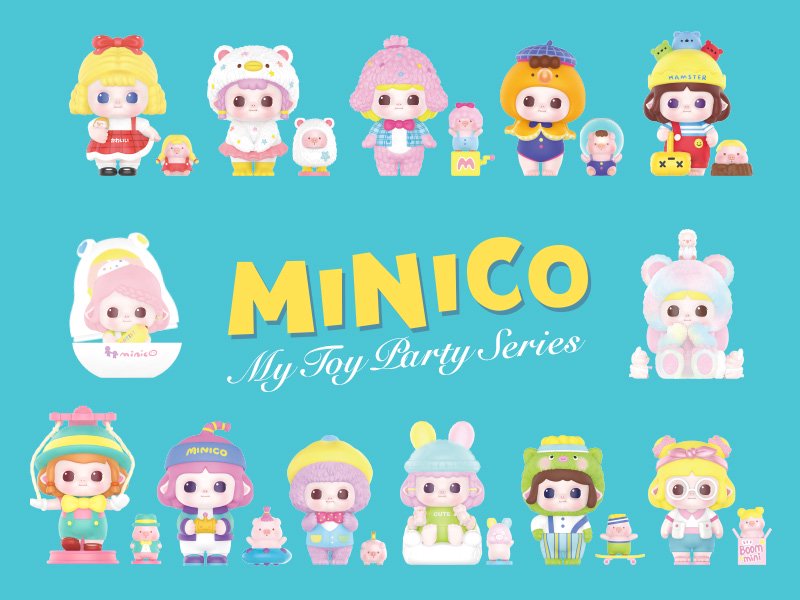POPMART Minico おもちゃパーティー シリーズ